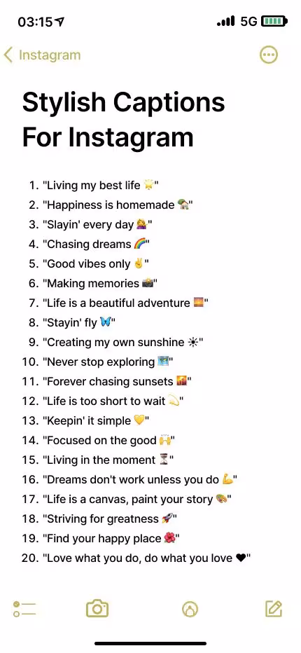 150+ Caption Bagus & Aesthetic untuk IG, TikTok, WA di 2025 7 150 Caption Bagus Aesthetic untuk IG TikTok WA di 2025