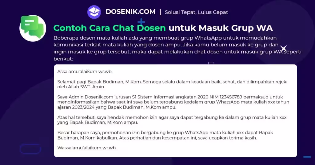 150 KataKata Chat Dosen Sopan  Efektif 2025 Auto Dibalas Cepat